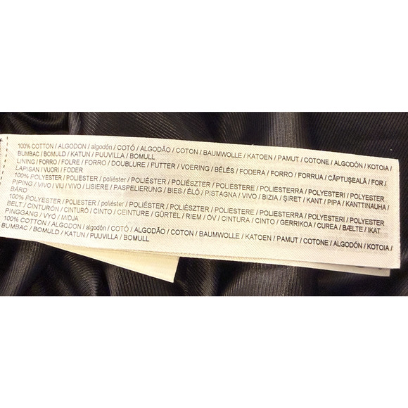 NEW MANGO BLACK POLANA CLASSIC TRENCH JACKET COAT WITH BELT SZ M - Picture 8 of 8